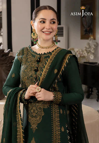 Dhanak 3PC Embroidered With Chiffon Embroidered Dupatta-344