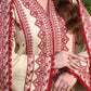 ASIM JOFA-3PC DHANAK EMBROIDERED SHIRT WITH DHANAK EMBROIDERED SHAWL & TROUSER- 467
