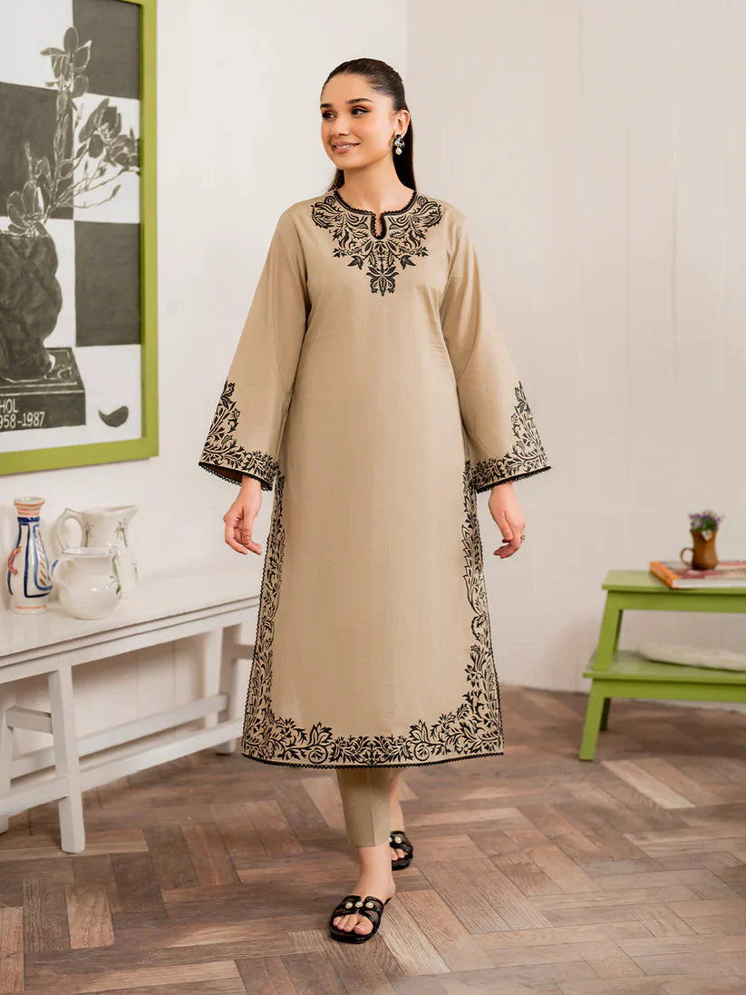 GARNADE - 3PC DHANAK EMBROIDERED UNSTITCHED DRESS - 148
